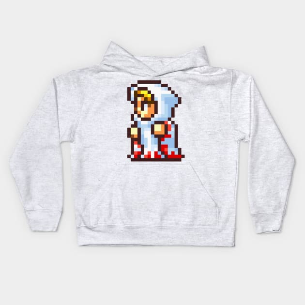 White Mage Class Kids Hoodie by SpriteGuy95